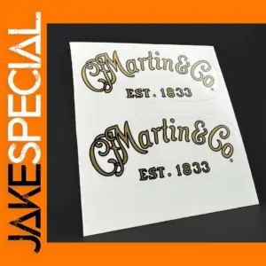 Water Slide Guitar Logo Decal for MART Guitars