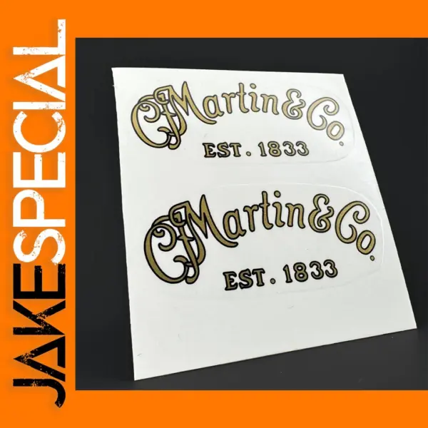 Water Slide Guitar Logo Decal for MART Guitars