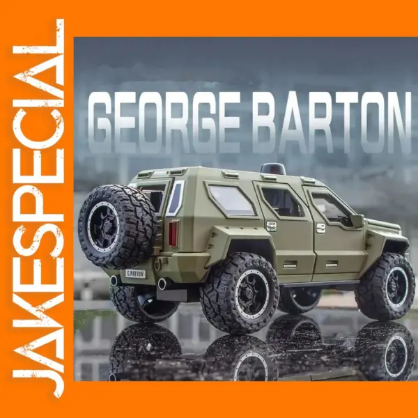 1:24 G.PATTON Alloy Die Cast Pull Back Car
