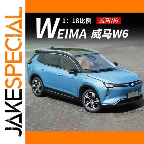 1:18 Scale WeiMa W6 EV Alloy Car Model