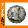 Roman Denarius Replica with Emperor Trajan