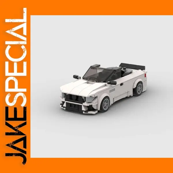 Convertible E63 MOC Open Car Building Set