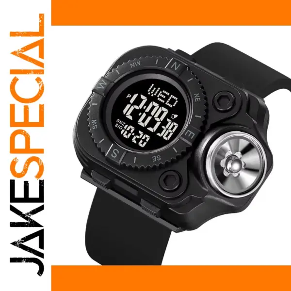 Waterproof Digital Sports Watch for Men
