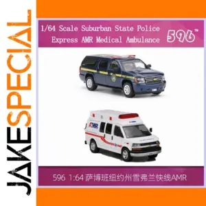 1/64 Scale AMR Medical Ambulance Model Car