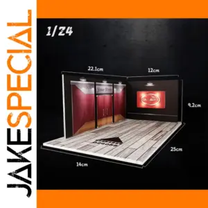 1/24/32 Scale Diecast Underground Parking Lot Model