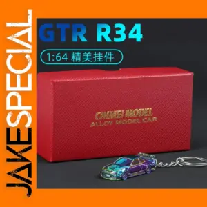 1:64 Nissan GTR-R34 Audi RS7 Keychain Ornament