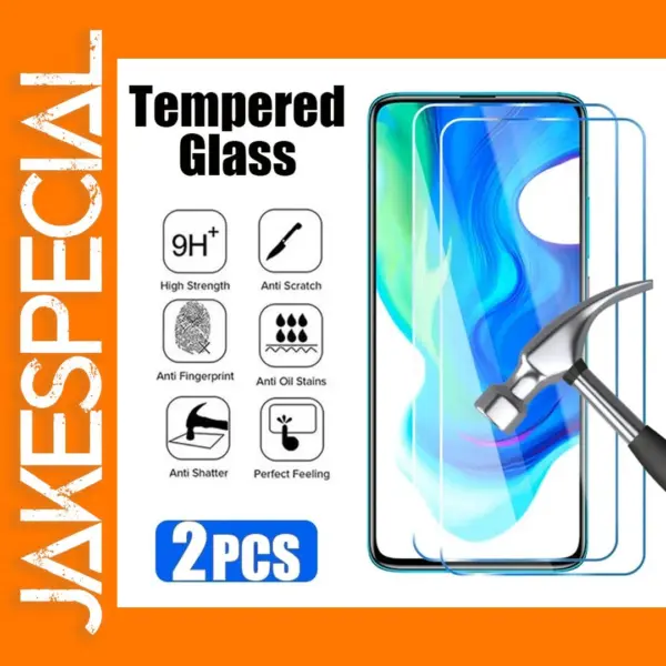 2PCS Tempered Glass for Poco Devices