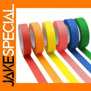 Color Masking Tape Set of 6 Rolls