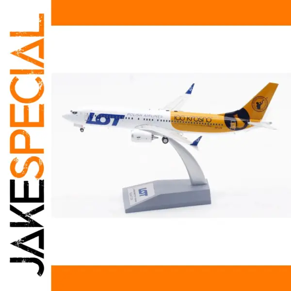1:200 Diecast LOT Polish Airlines Boeing 737 Model