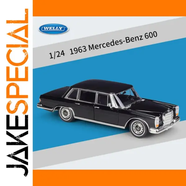 WELLY 1:24 Mercedes-Benz 600 Alloy Car Model