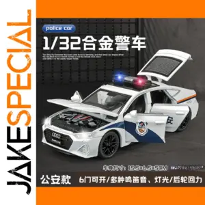 1:32 AUDI RS7 Police Car Diecast Model