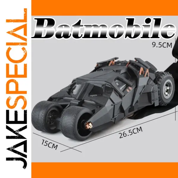 1:18 Scale Batmobile Model Car with Sound Light