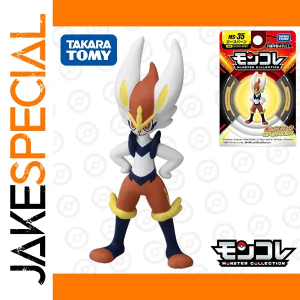 Cinderace Mini Resin Figure from Pokemon Series