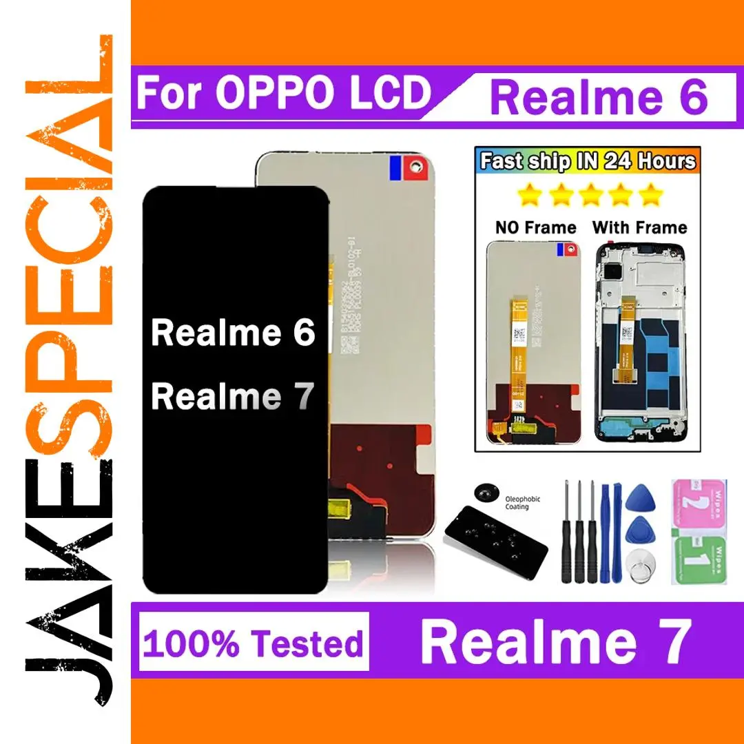 6.5-inch Realme 7 LCD Replacement Screen for Oppo 1 6.5-inch Realme 7 LCD Replacement Screen for Oppo