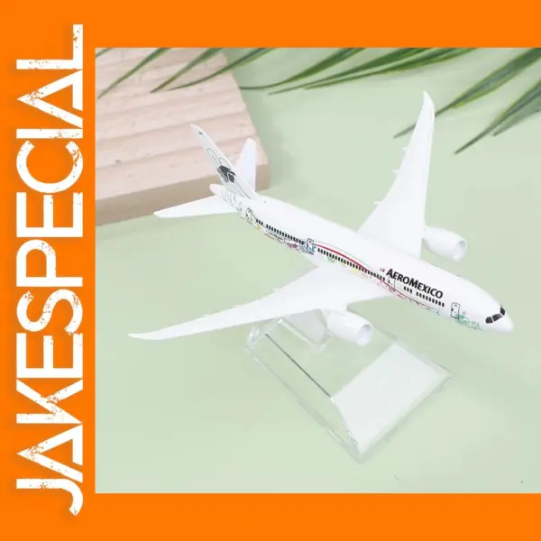 Diecast Aeromexico B787 Airplane Model 16cm