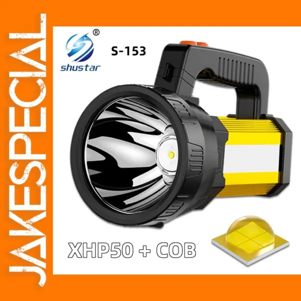 Rechargeable 8000mAh Spotlight with Power Bank