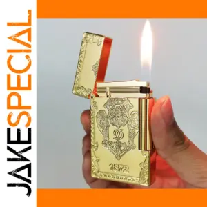 Solid Brass Engraved D Brand Lighter Model #108
