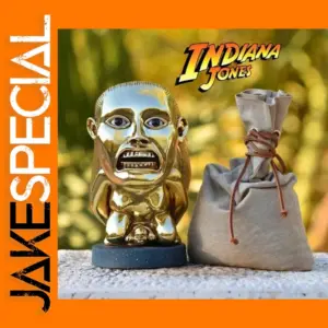 Gold Resin Indiana Jones Fertility Idol Statue