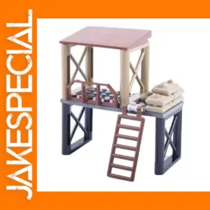MOC DIY Guard Tower Building Block Set