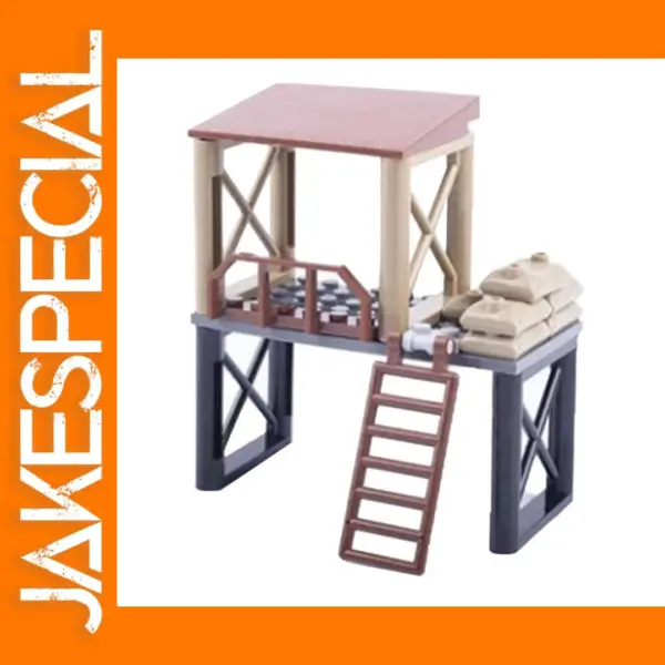 MOC DIY Guard Tower Building Block Set