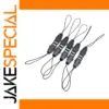 10 PCS Black Plastic Mini Buckles for Lanyard
