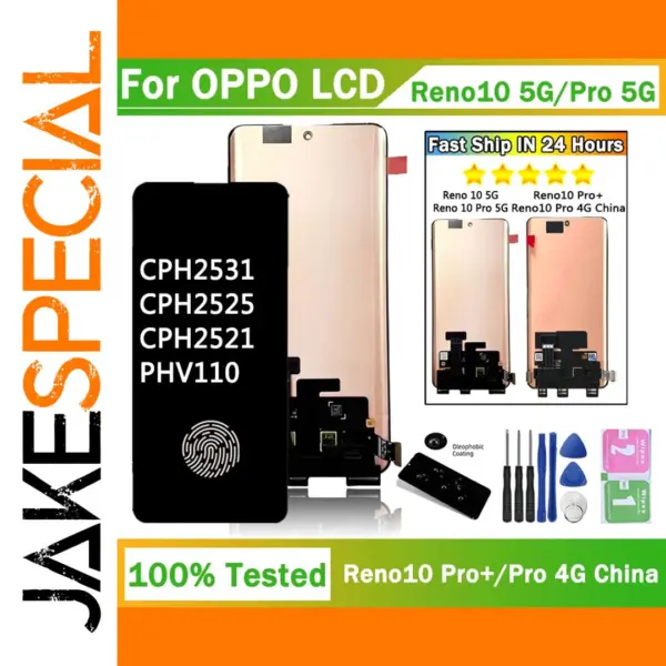 Reno 10 CPH2531 LCD Screen Replacement for Oppo Reno 10 Pro