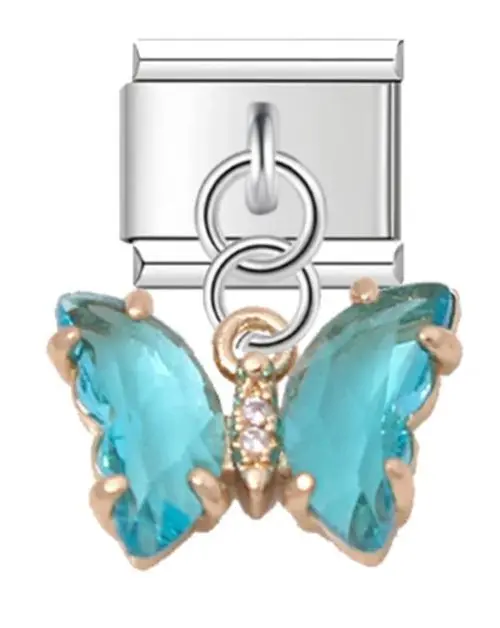 Zircon Butterfly Charm for DIY Bracelets 22 Zircon Butterfly Charm for DIY Bracelets - Image 22