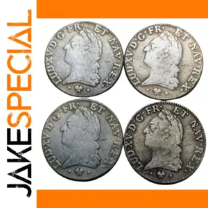Louis XV Silver Replica 1 Ecu Coin 1770-1774