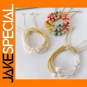 Boho Freshwater Pearl Bracelet for Women