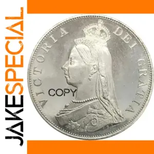 Great Britain 1887 Double Florin Replica Coin