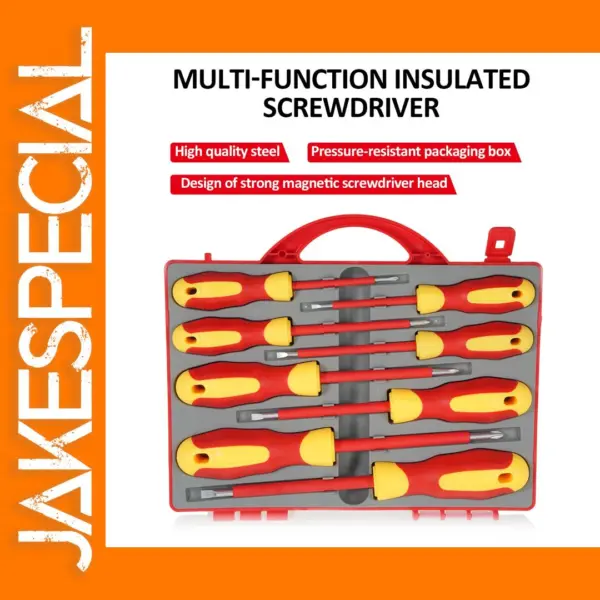8-Piece Insulated Screwdriver Set 500V
