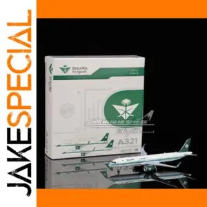 Diecast Airbus A321neo Model Saudi Airlines 1:400