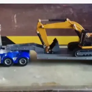 1:50 Scale Flatbed Trailer Model Vehicle 18 fb070085 upscaled