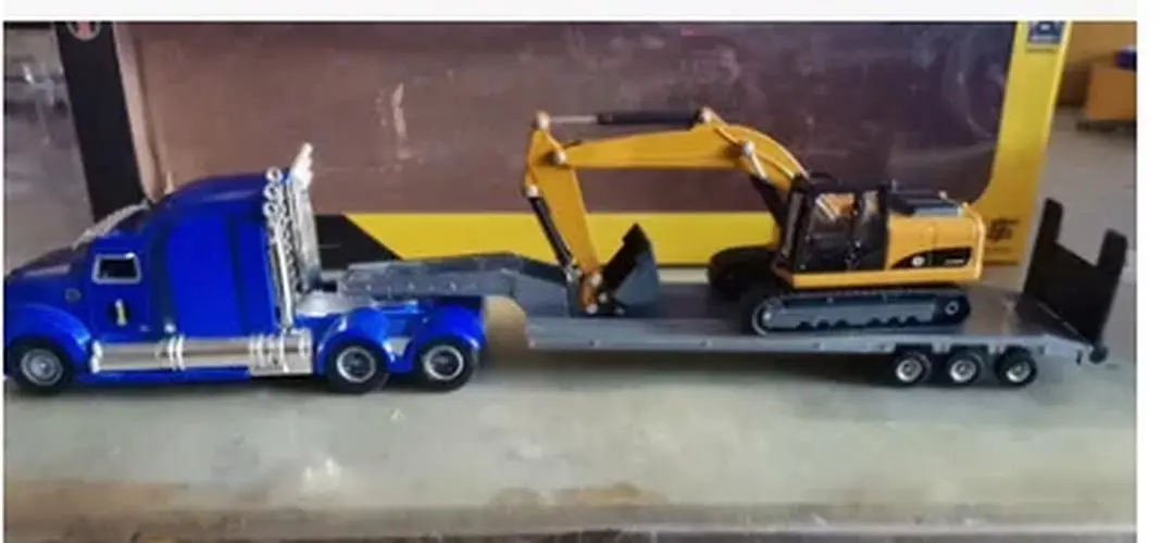 1:50 Scale Flatbed Trailer Model Vehicle 7 1:50 Scale Flatbed Trailer Model Vehicle - Image 7