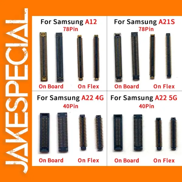 LCD Display Flex FPC Connector for Samsung A12-A22