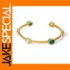 Stainless Steel Hammered Open Cuff Bracelet