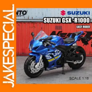1:18 Diecast Suzuki GSX-R1000 Motorcycle Model