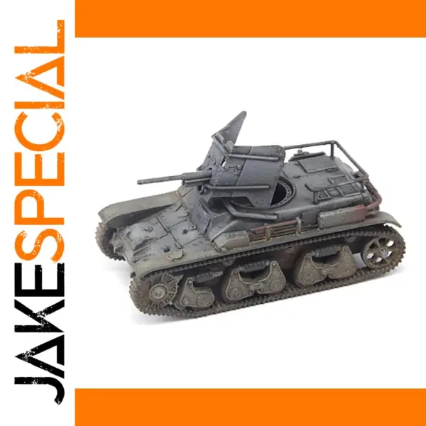 1:72 Scale German 37mm Tank Model