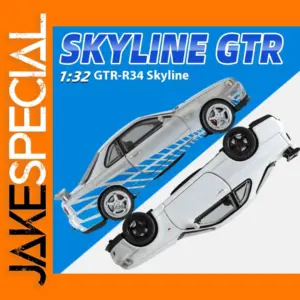 1:32 Diecast Nissan GTR R34 Alloy Model