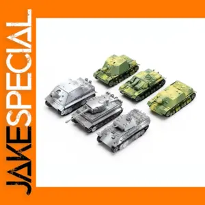 1:72 WWII Tank Model Collection Set