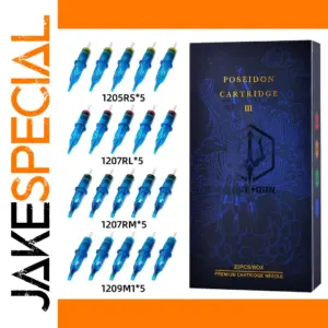 Poseidon 50pcs Professional Tattoo Cartridge Needles Kit