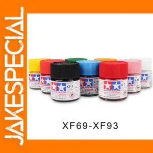 10ml Tamiya XF69-XF93 Flat Acrylic Paint Set