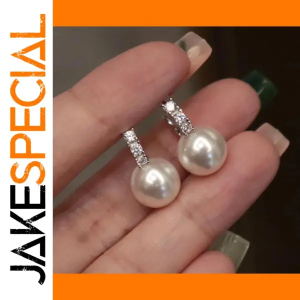 Elegant Pearl Drop Earrings for Women