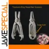 Titanium Alloy Nose Hair Scissors 48MM