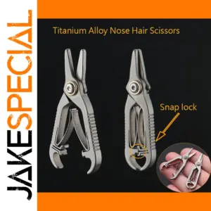 Titanium Alloy Nose Hair Scissors 48MM
