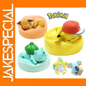 Pikachu and Bulbasaur Model Kit Set of 6