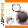 10X Handheld Folding Magnifier 50/60/70mm