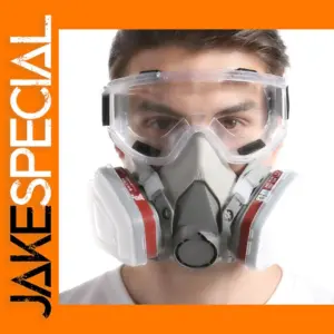 Reusable Half Face Respirator with Cotton Filter