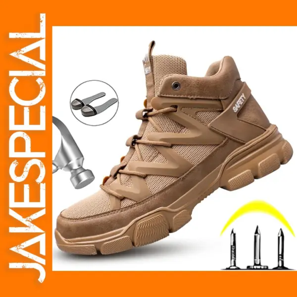 Indestructible Steel Toe Work Sneakers for Men