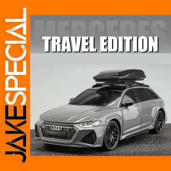 1/24 Audi RS6 Diecast Model Car with Sound